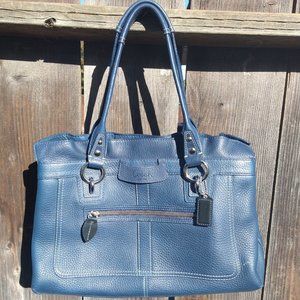 Coach Penelope Leather Medium Satchel & Wristlet